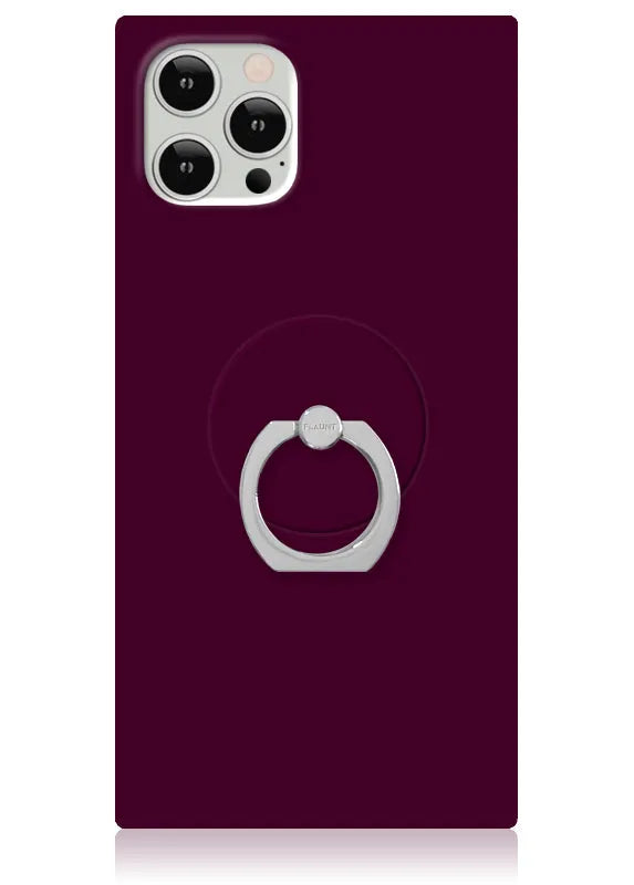 Burgundy Adhesive Phone Ring Stand