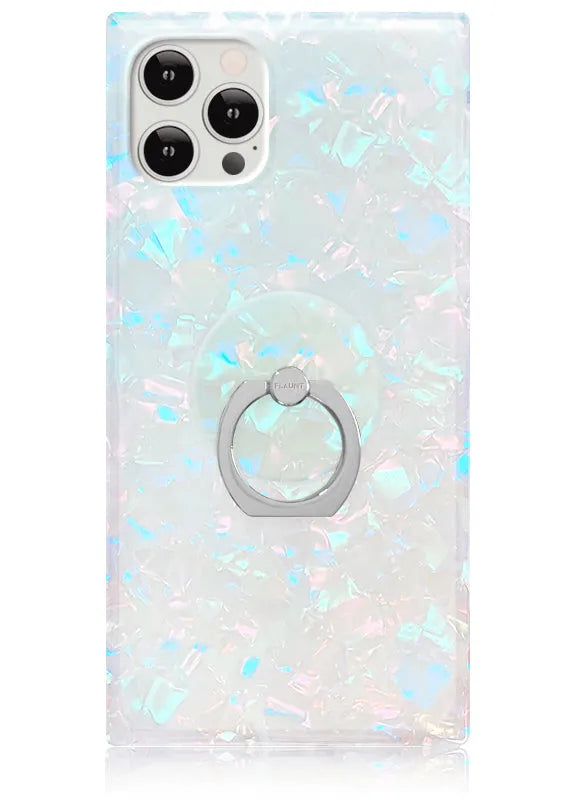 Opal Shell Adhesive Phone Ring Stand