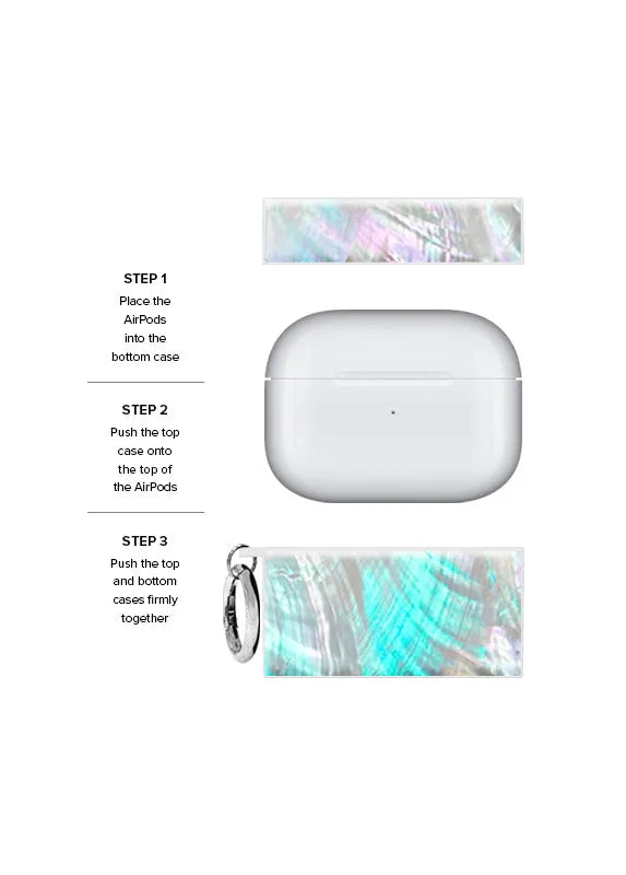 SQUARE® Mother of Pearl AirPods Case
