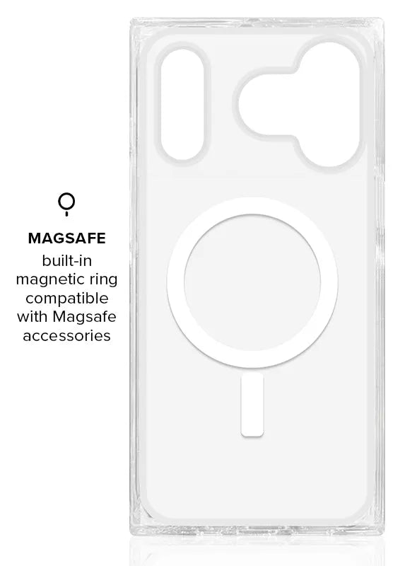 SQUARE® Orange Mother of Pearl iPhone Case