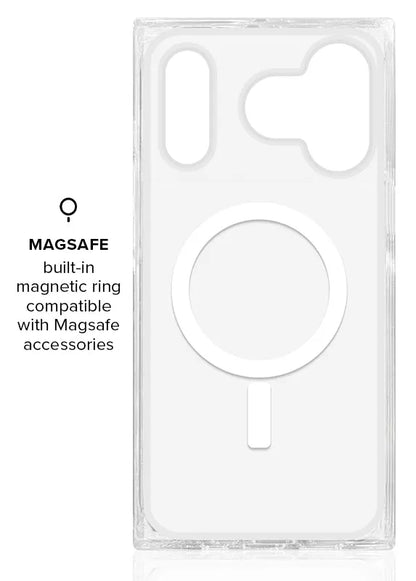 SQUARE® Orange Mother of Pearl iPhone Case
