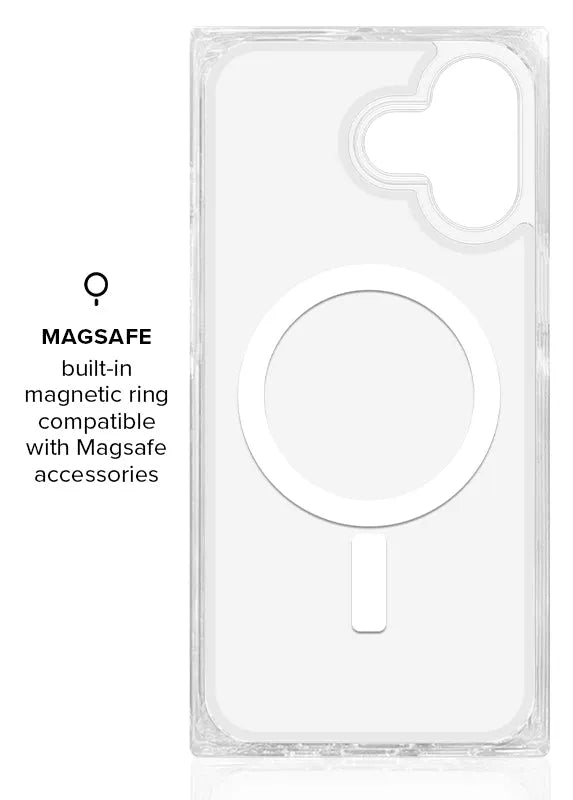 SQUARE® Orange Mother of Pearl iPhone Case