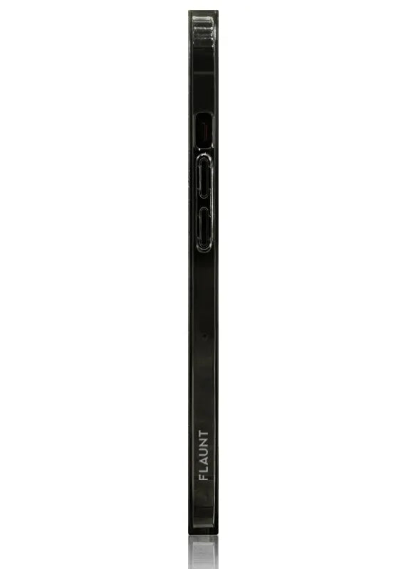SQUARE® Black Crocodile Faux Leather iPhone Case