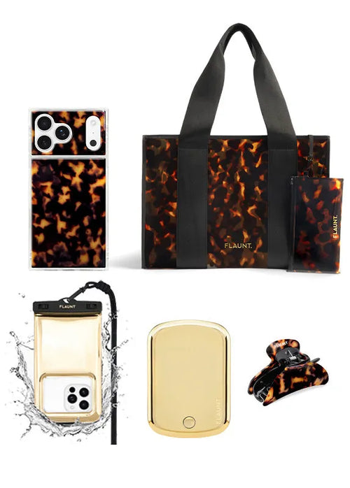 Tortoise Everyday Tote Bag Bundle Set