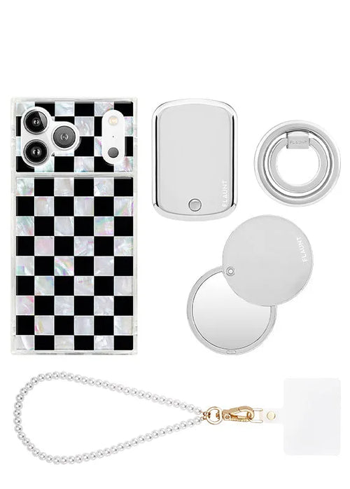 Checkered Mother of Pearl Bundle Set