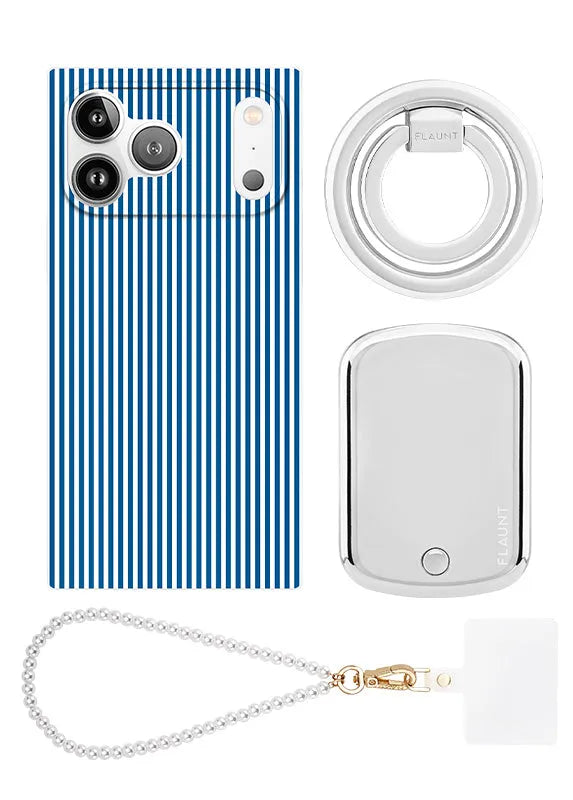 Blue & White Oxford Stripe Bundle Set