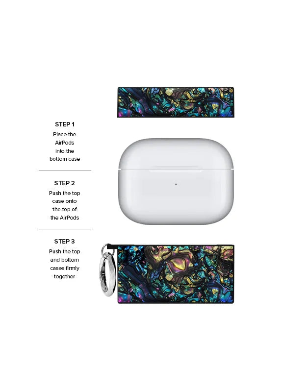 SQUARE® Abalone Shell AirPods Case