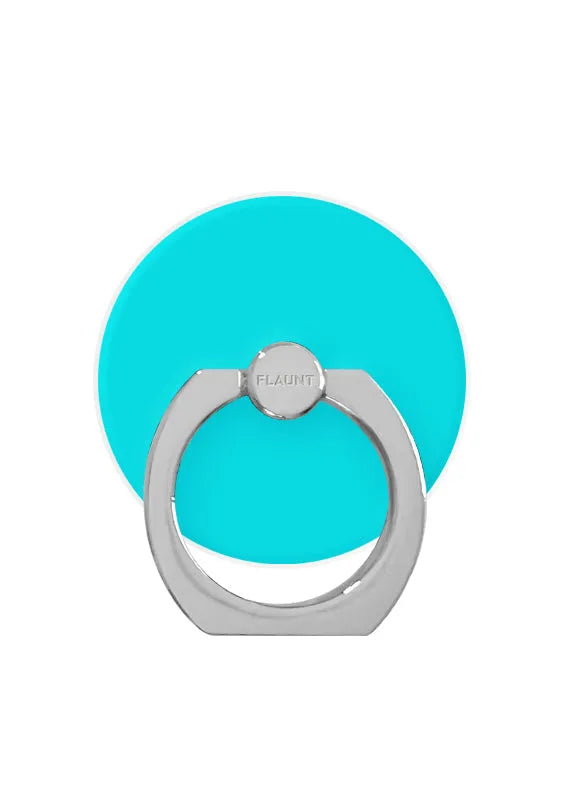 Aqua Adhesive Phone Ring Stand