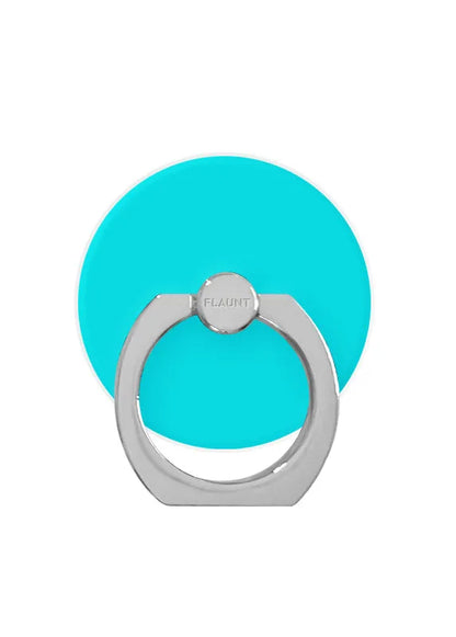 Aqua Adhesive Phone Ring Stand
