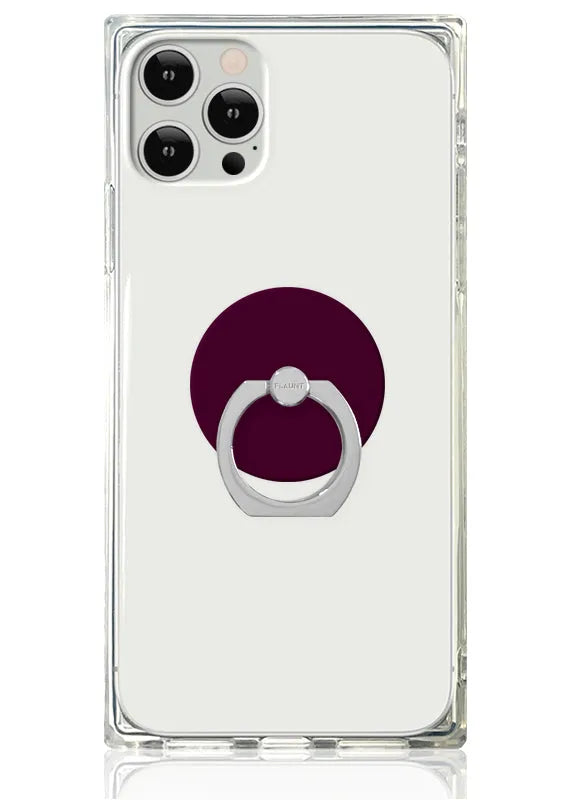 Burgundy Adhesive Phone Ring Stand