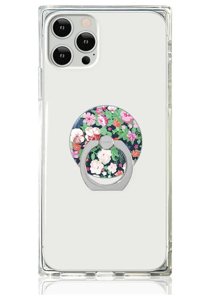 Floral Adhesive Phone Ring Stand