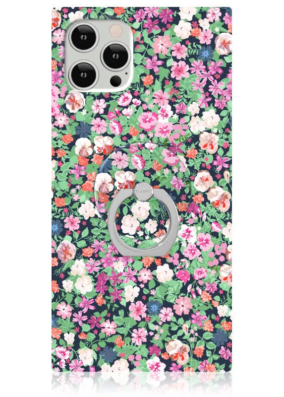 Floral Adhesive Phone Ring Stand