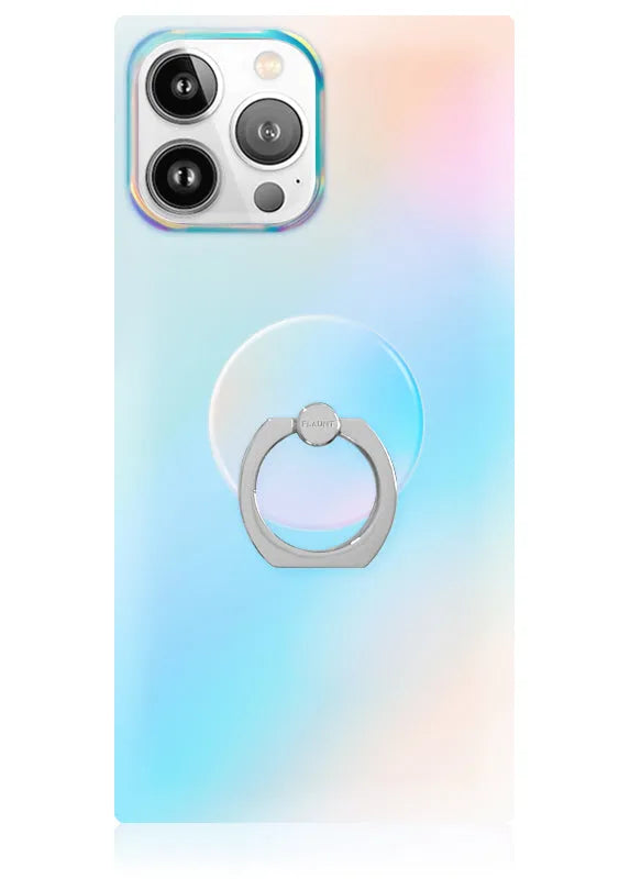 Iridescent Adhesive Phone Ring Stand