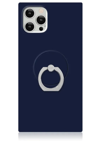Matte Navy Adhesive Phone Ring Stand