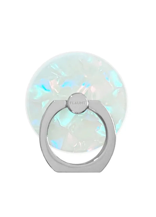 Opal Shell Adhesive Phone Ring Stand