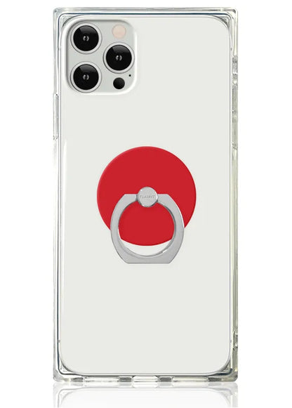 Red Adhesive Phone Ring Stand