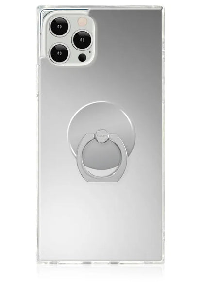 Silver Adhesive Phone Ring Stand