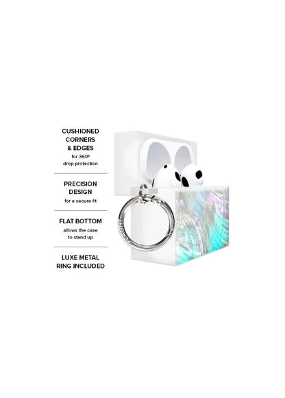 SQUARE® Mother of Pearl AirPods Case