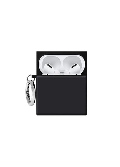 SQUARE® Matte Black AirPods Case