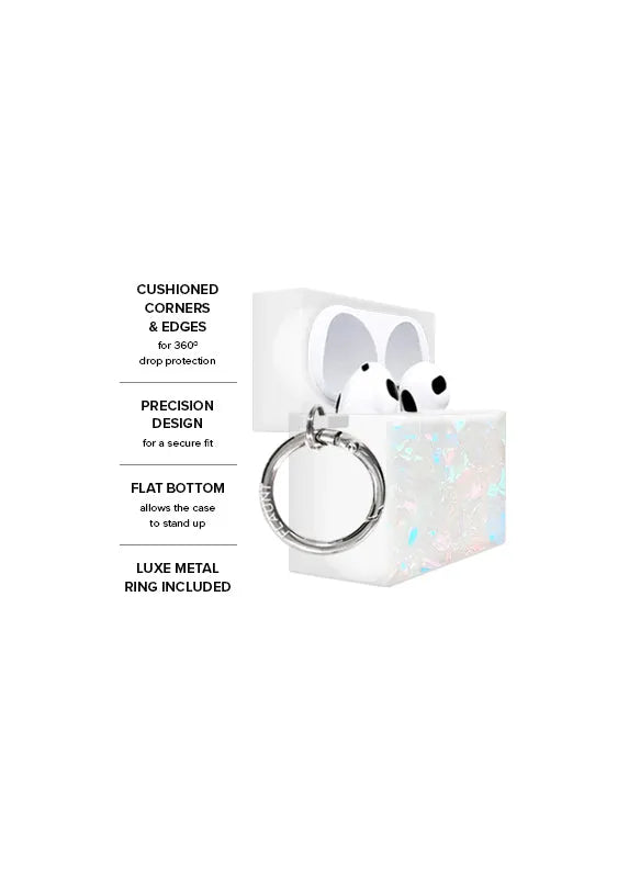 SQUARE® Opal Shell AirPods Case