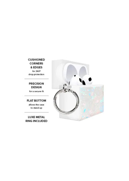 SQUARE® Opal Shell AirPods Case