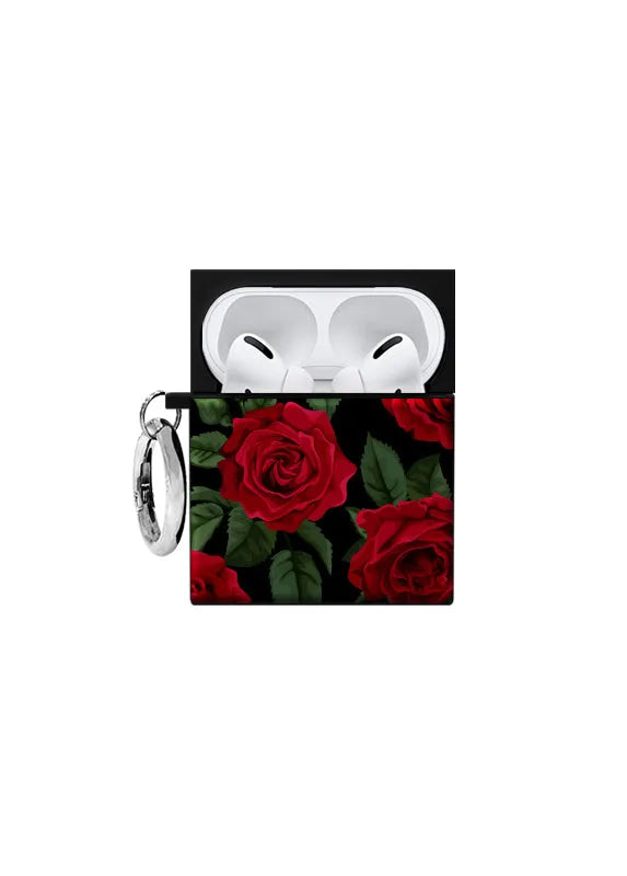 SQUARE® Rose Print AirPods Case