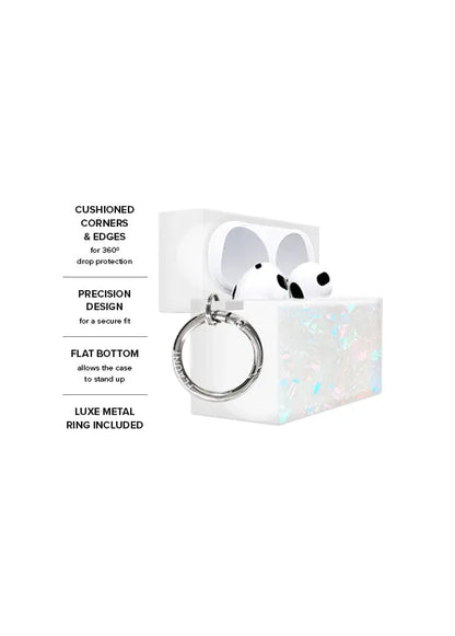 SQUARE® Opal Shell AirPods Case