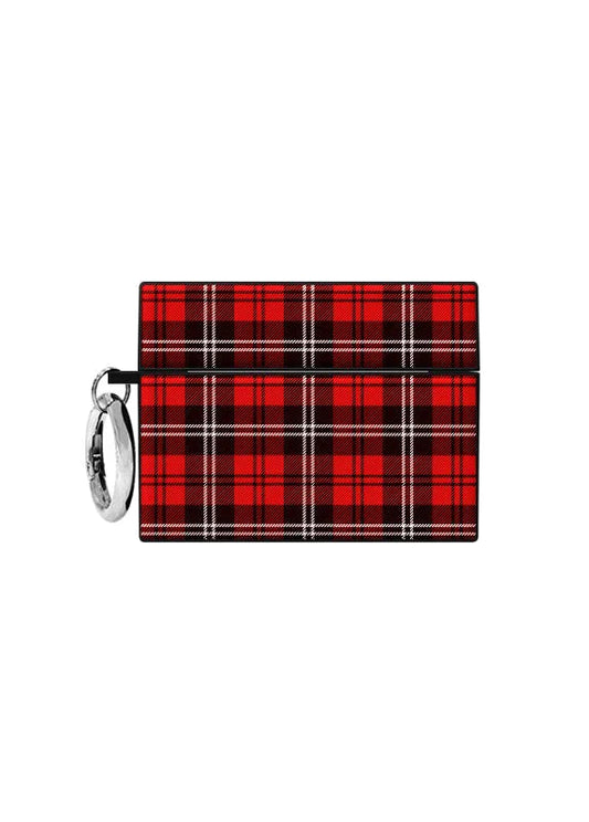 SQUARE® Red Plaid AirPods Case
