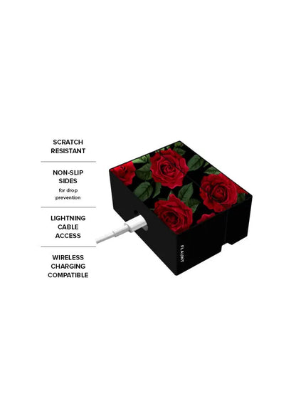 SQUARE® Rose Print AirPods Case