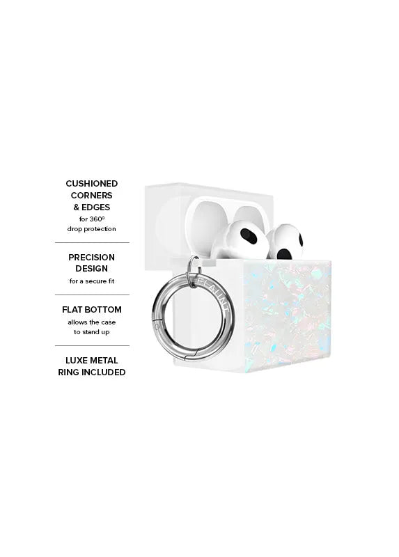 SQUARE® Opal Shell AirPods Case
