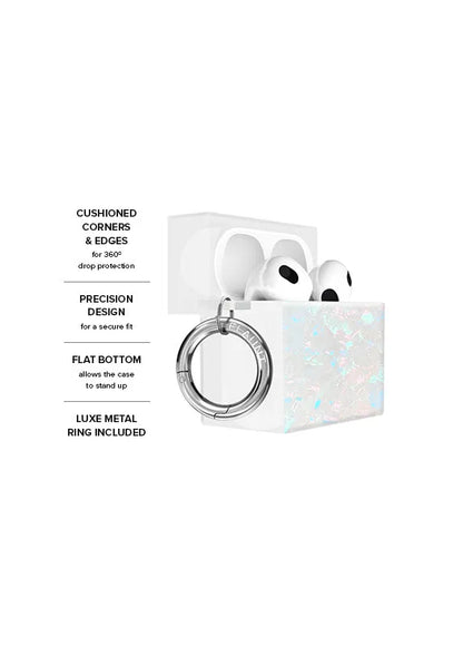 SQUARE® Opal Shell AirPods Case