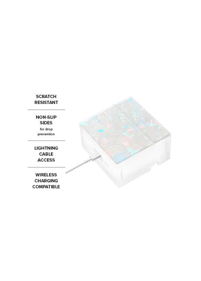 SQUARE® Opal Shell AirPods Case
