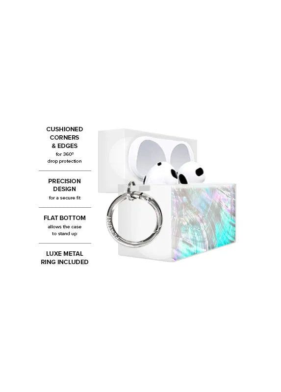 SQUARE® Mother of Pearl AirPods Case