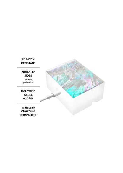 SQUARE® Mother of Pearl AirPods Case