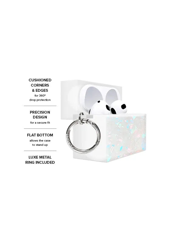 SQUARE® Opal Shell AirPods Case