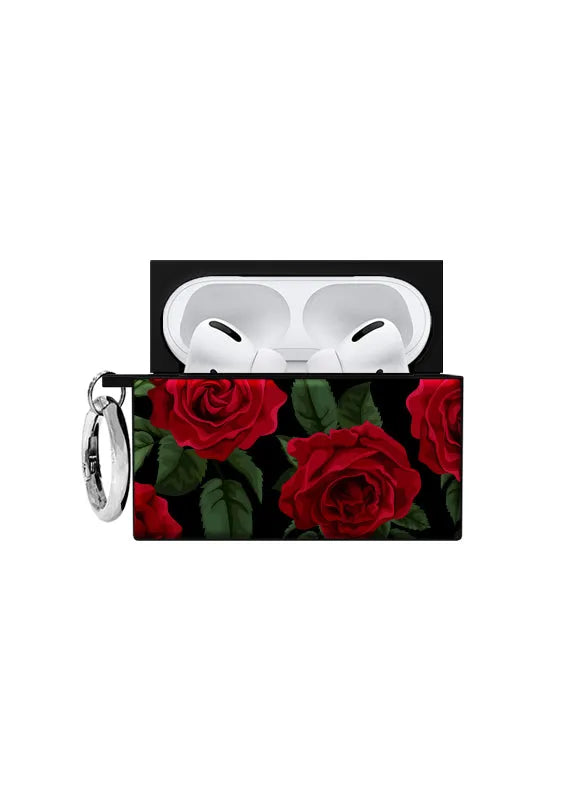 SQUARE® Rose Print AirPods Case