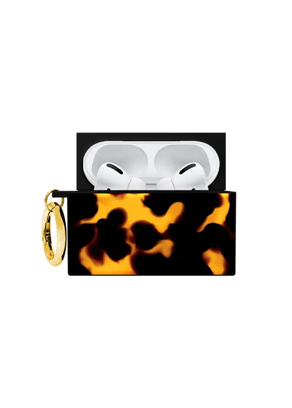 SQUARE® Tortoise Print AirPods Case