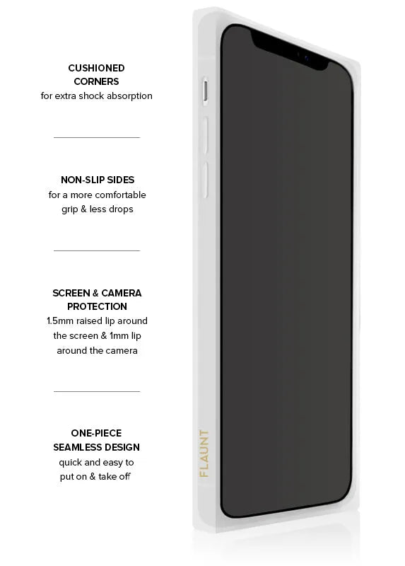 SQUARE® Shell and Gold Flake iPhone Case