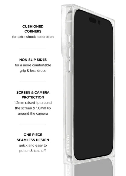 SQUARE® Blonde Tortoise Shell iPhone Case
