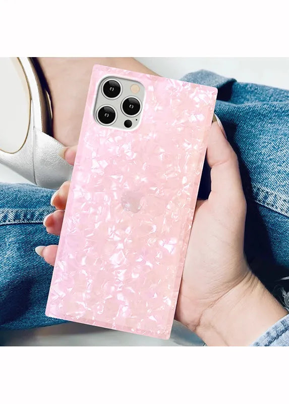 SQUARE® Blush Pearl iPhone Case