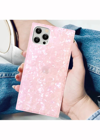 SQUARE® Blush Pearl iPhone Case