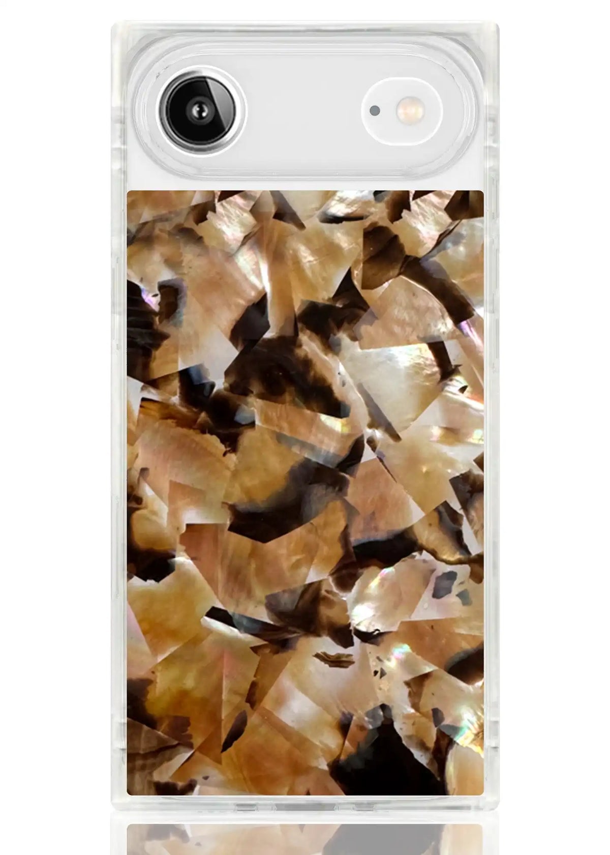 SQUARE® Brown Abalone Shell iPhone Case