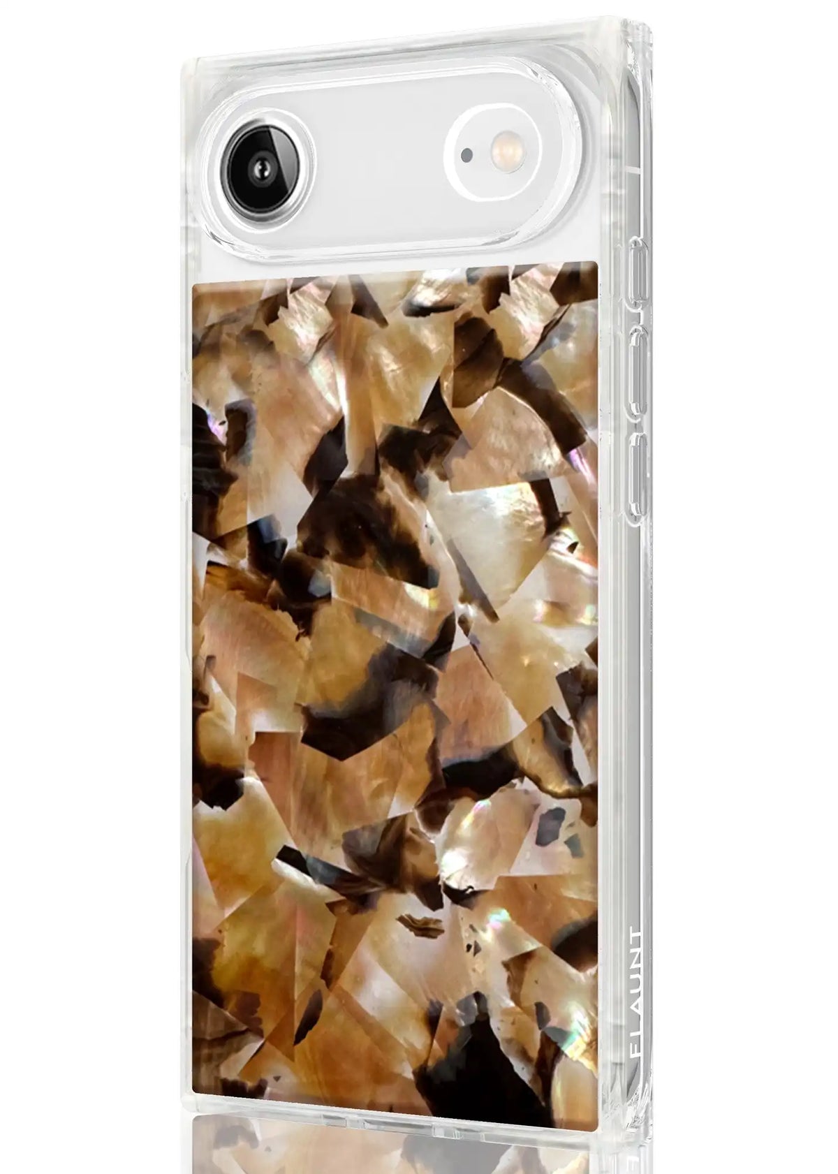 SQUARE® Brown Abalone Shell iPhone Case