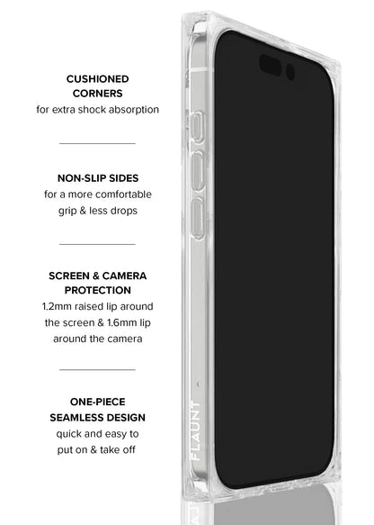 SQUARE® Brown Abalone Shell iPhone Case