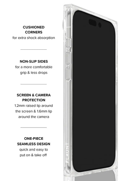 SQUARE® Checkered Mother of Pearl iPhone Case