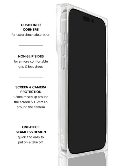 SQUARE® Checkered Mother of Pearl iPhone Case