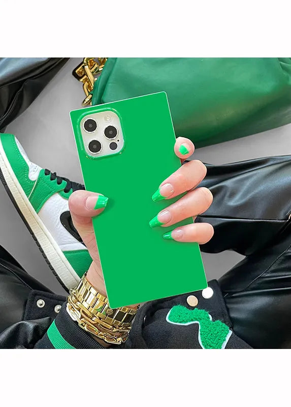 SQUARE® Emerald Green iPhone Case
