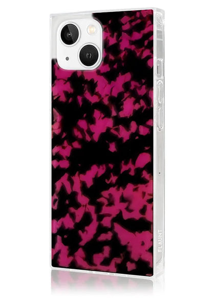 SQUARE® Raspberry Tortoise Shell iPhone Case