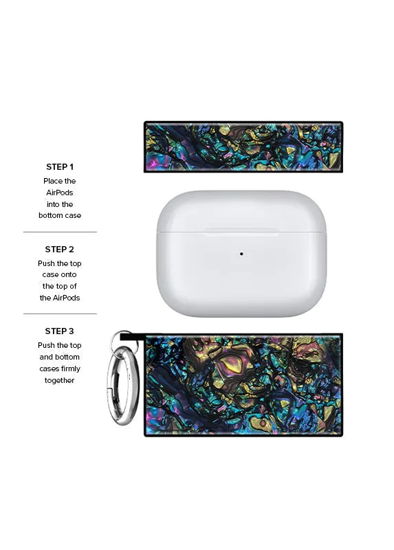 SQUARE® Abalone Shell AirPods Case