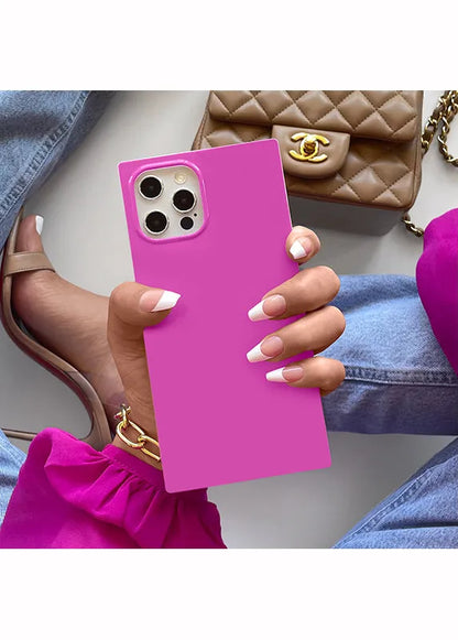 SQUARE® Fuchsia iPhone Case